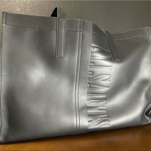 Allsaints Black Leather Tote